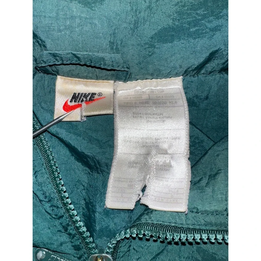 Vintage Nike‎ Air Windbreaker Jacket Full Zip Green Mens